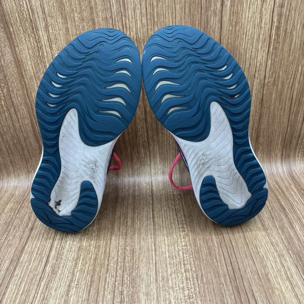 ASICS Noosa Tri 15 Running Shoes Kids Size 4.5 or Womens 6 Pink Teal Multi